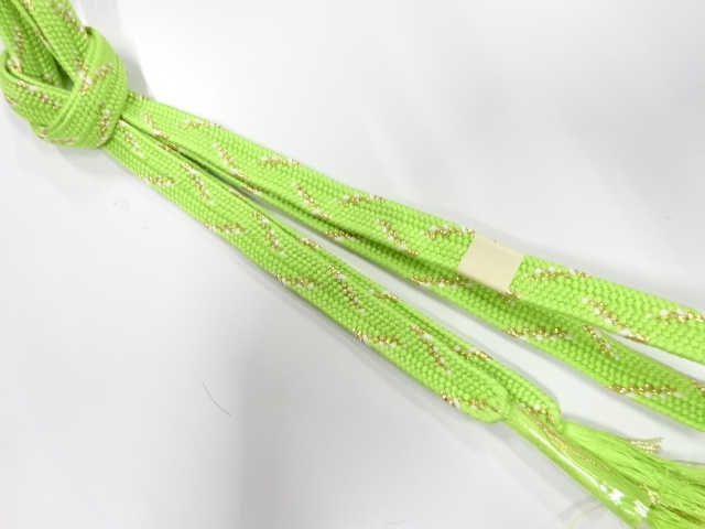 未使用品　正絹　手組帯締め